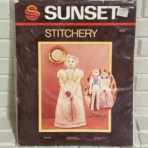 Vintage Sunset Stitchery Bride Doll Kit GRACE 1985